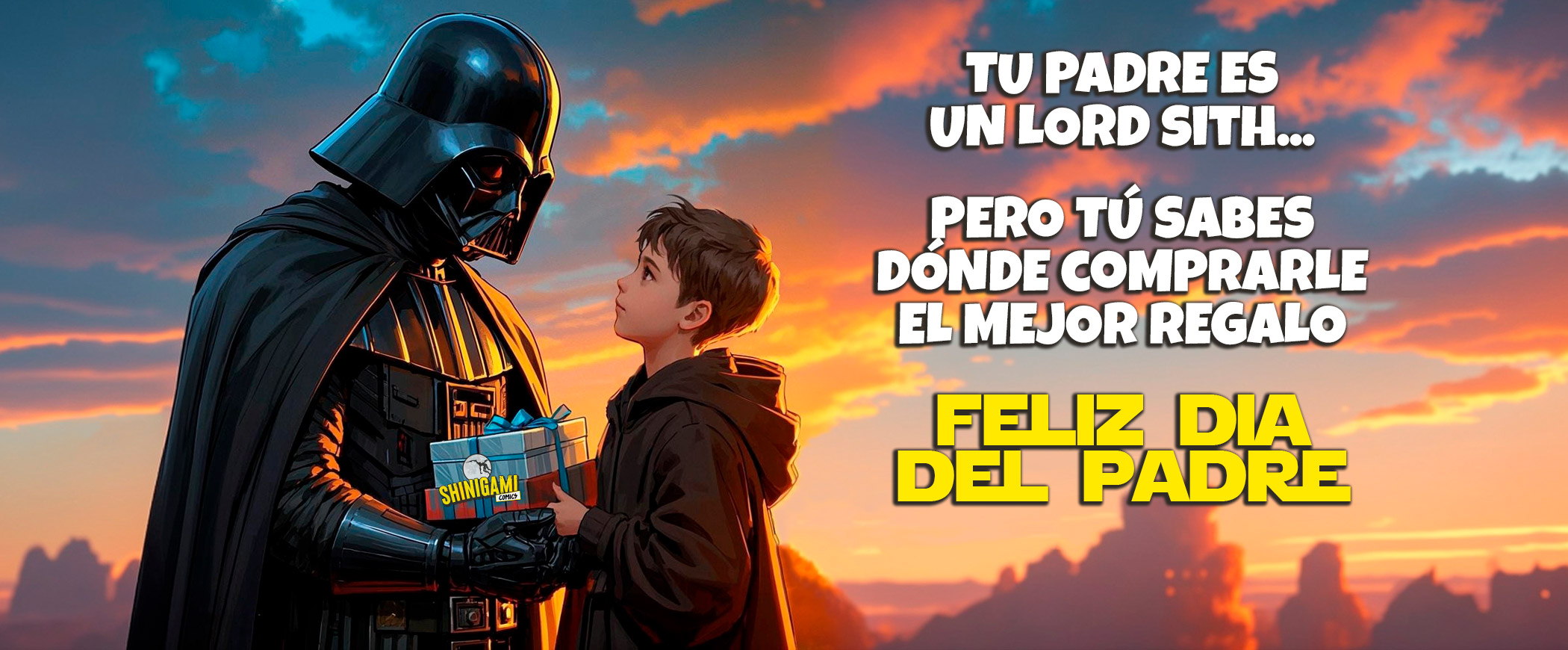 Feliz dia del Padre con Shinigami Cómics