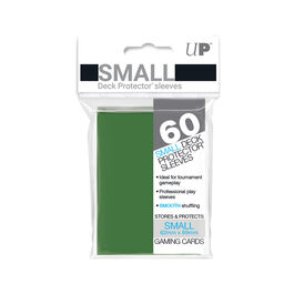 FUNDAS SMALL 62MM X 89MM VERDE (60 FUNDAS) ULTRA PRO.