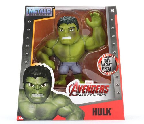 FIGURA DIECAST HULK 15 CM MARVEL METALS