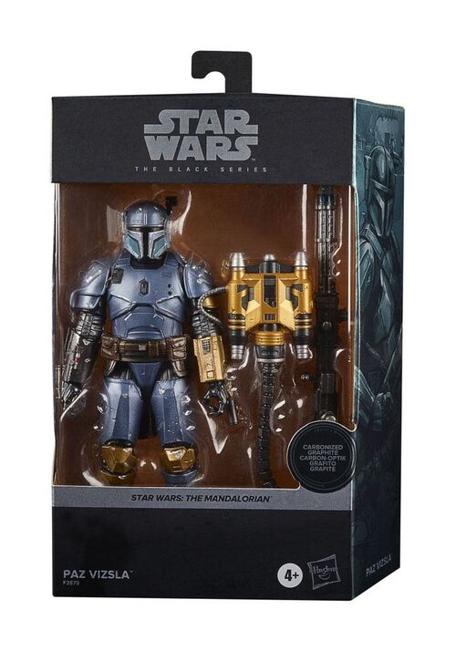 FIGURA 2021 PAZ VIZSLA 15 CM STAR WARS THE MANDALORIAN BLACK SERIES CARBONIZED