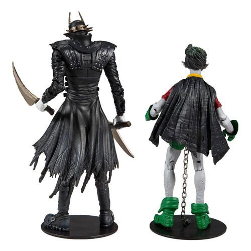 PACK 4 FIGURAS THE BATMAN WHO LAUGHS WITH THE ROBINS OF EARTH 18 CM DC COLLECTOR MULTIPACK