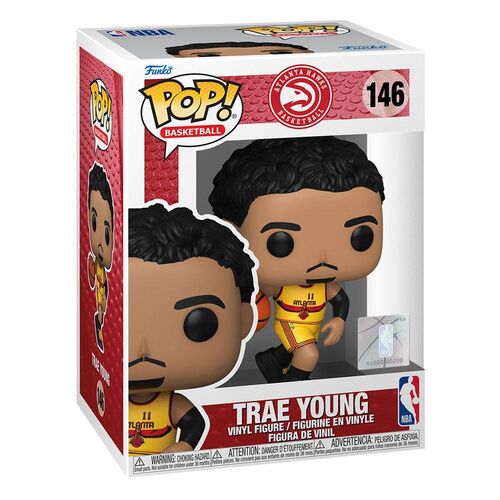 FIGURA TRAE YOUNG (CITY EDITION 2021) 9 CM NBA HAWKS POP! BASKETBALL VINYL