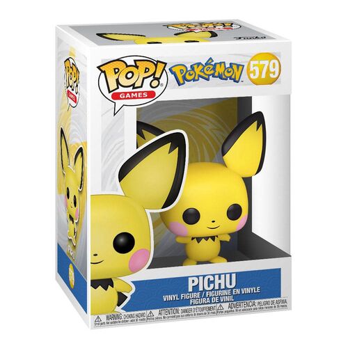 FIGURA PICHU (EMEA) 9 CM POKEMON POP! GAMES VINYL