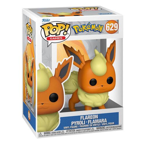 FIGURA FLAREON (EMEA) 9 CM POKEMON POP! GAMES VINYL