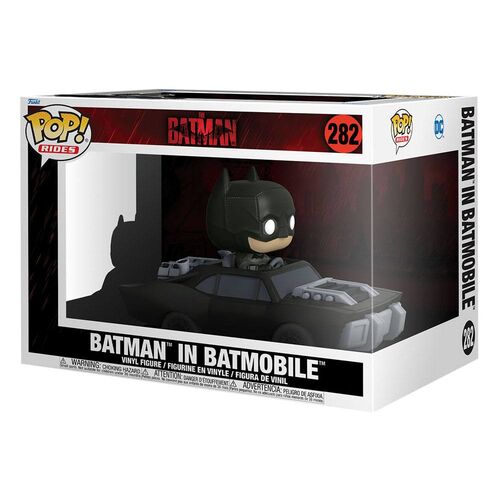 FIGURA BATMAN IN BATMOBILE 15 CM BATMAN POP! RIDES SUPER DELUXE VINYL