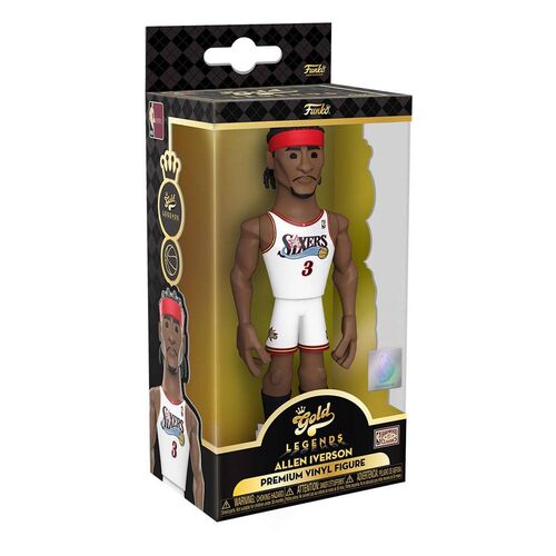 FIGURA VINYL GOLD 13 CM ALLEN IVERSON (PHILADELPHIA 76ERS) NBA LEGENDS