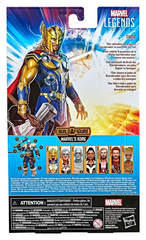 FIGURA 2022 THOR 15 CM THOR: LOVE AND THUNDER MARVEL LEGENDS SERIES