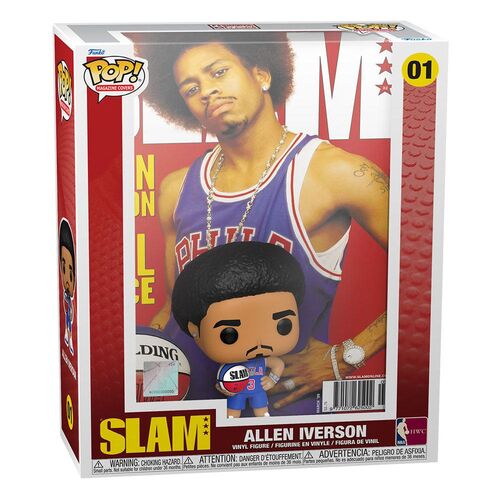 FIGURA ALLEN IVERSON (SLAM MAGAZIN) 9 CM NBA COVER POP! BASKETBALL VINYL