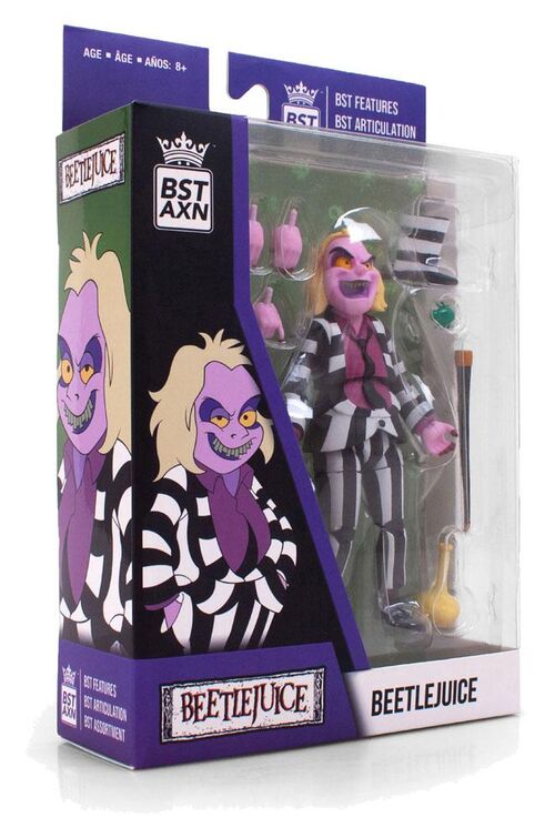 BEETLEJUICE (ANIMATED TV SERIES) FIGURA BST AXN BEETLEJUICE 13 CM