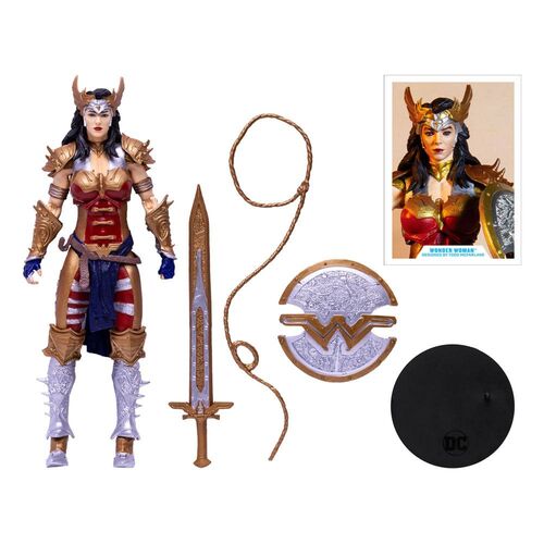 FIGURA WONDER WOMAN DESIGNED BY TODD MCFARLANE (GOLD LABEL) 18 CM DC MULTIVERSE