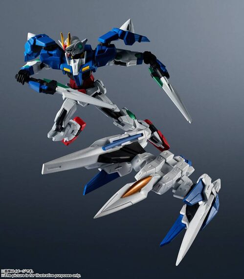 MOBILE SUIT GUNDAM FIGURA ROBOT SPIRITS GN-0000+GNR-010 00 RAISER 15 CM