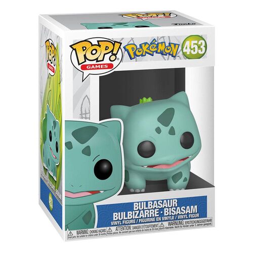 FIGURA BULBASAUR (EMEA) 9 CM POKEMON POP! GAMES VINYL