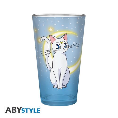 VASO LARGO LUNA Y ARTEMIS SAILOR MOON