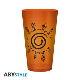 VASO LARGO KONOHA Y SELLO NARUTO