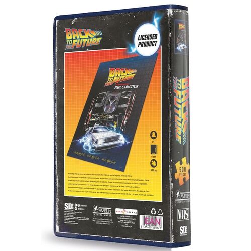 PUZZLE 500 PIEZAS VHS REGRESO AL FUTURO EDICIN LIMITADA.
