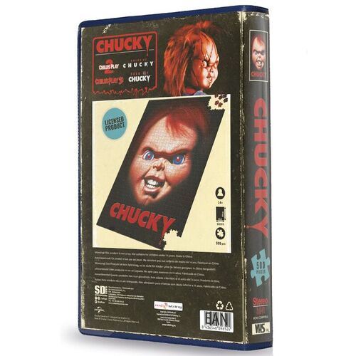 PUZZLE 500 PIEZAS VHS CHUCKY EDICIN LIMITADA.