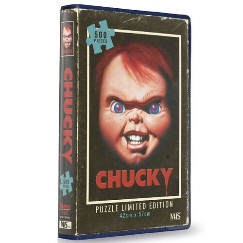 PUZZLE 500 PIEZAS VHS CHUCKY EDICIN LIMITADA.