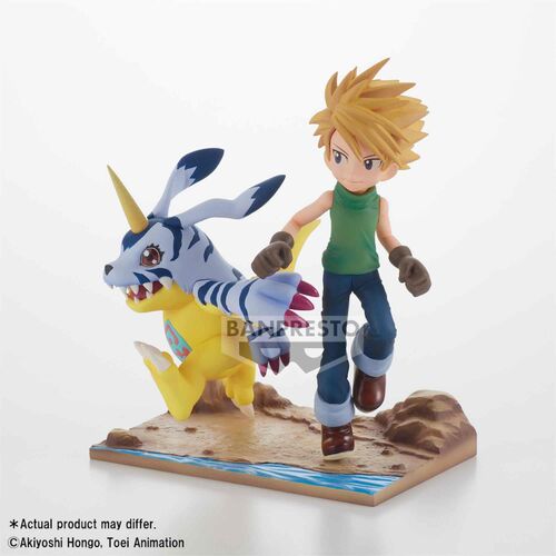 FIGURA YAMATO & GABUMON 15 CM DIGIMON ADVENTURE DXF ADVENTURE ARCHIVES