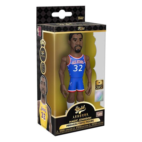 FIGURA VINYL GOLD 13 CM MAGIC JOHNSON (LA LAKERS) CHASE NBA LEGENDS