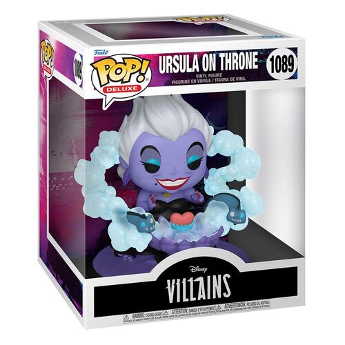 FIGURA URSULA ON THRONE  DISNEY POP! DELUXE VILLAINS VINYL 9 CM