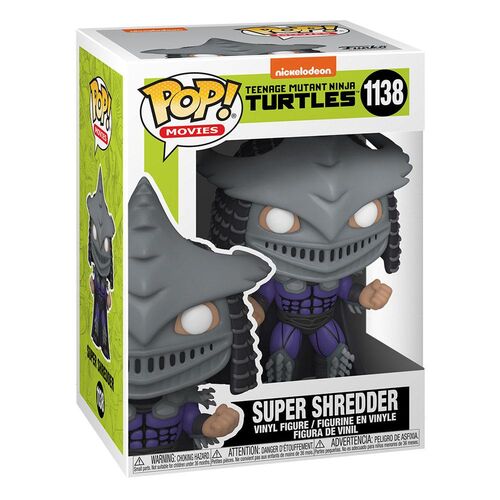 FIGURA SUPER SHREDDER TORTUGAS NINJA POP! MOVIES VINYL  9 CM