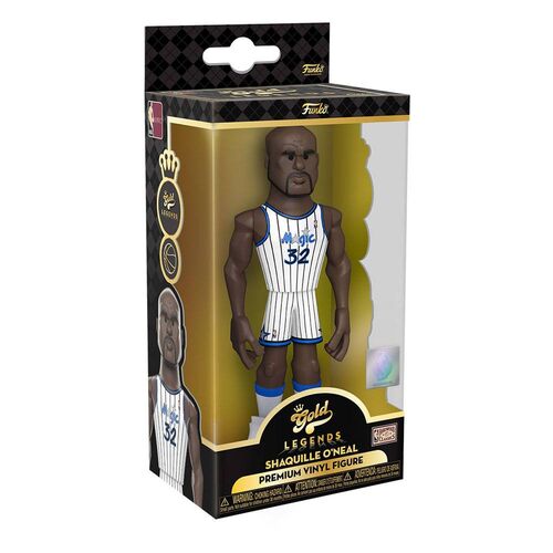 FIGURA SHAQUILLE O'NEAL  VINYL GOLD 13 CM (LA LAKERS) NBA LEGENDS