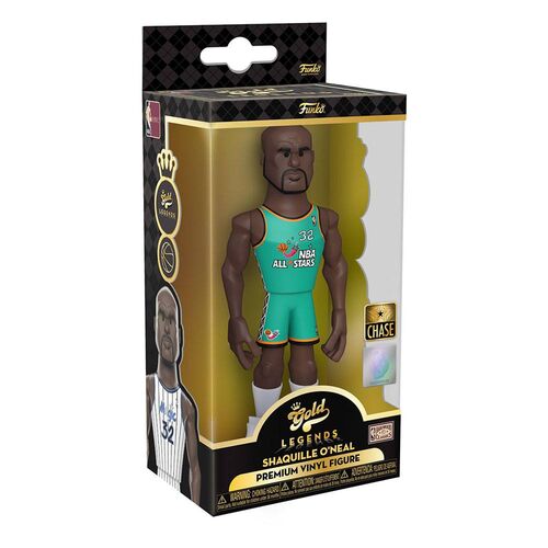 FIGURA SHAQUILLE O'NEAL VINYL GOLD 13 CM (LA LAKERS) NBA LEGENDS