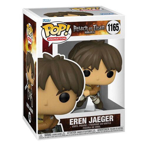 FIGURA EREN YEAGER 9 CM ATTACK ON TITAN POP! ANIMATION VINYL