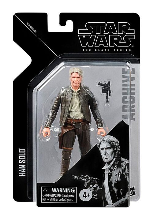 FIGURA 2022 HAN SOLO 15 CM STAR WARS EPISODE VII BLACK SERIES ARCHIVE