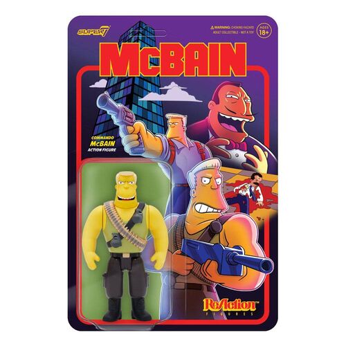 FIGURA REACTION WAVE 1 MCBAIN - MCBAIN (COMMANDO) 10 CM LOS SIMPSON