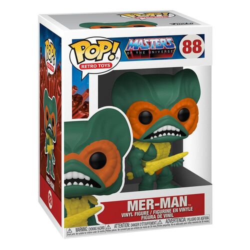 FIGURA MERMAN 9 CM MASTERS OF THE UNIVERSE POP! ANIMATION VINYL