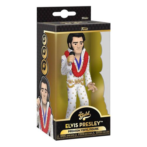 FIGURA ELVIS VINYL GOLD 13 CM