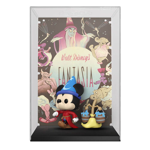 DISNEY'S 100TH ANNIVERSARY POP! MOVIE POSTER & FIGURA FANTASIA 9 CM