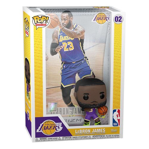 FIGURA LEBRON JAMES 9 CM NBA TRADING CARD POP! BASKETBALL VINYL