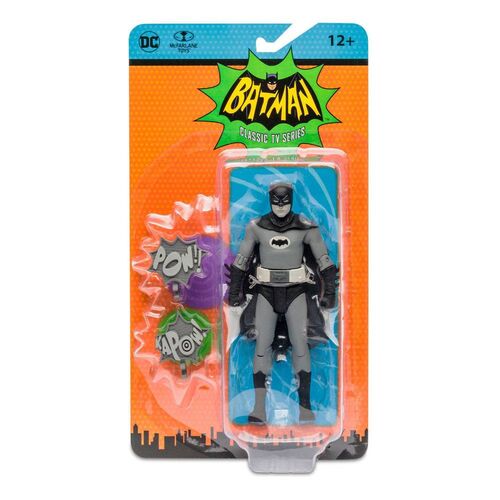 DC RETRO FIGURA BATMAN 66 BATMAN (BLACK & WHITE TV VARIANT) 15 CM