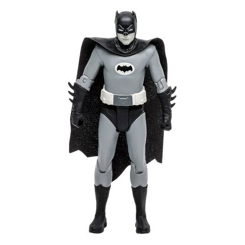 DC RETRO FIGURA BATMAN 66 BATMAN (BLACK & WHITE TV VARIANT) 15 CM