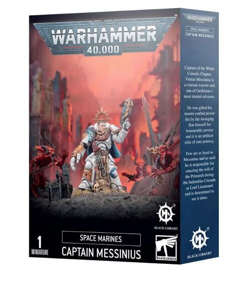 SPACE MARINES. CAPITN MESSINIUS