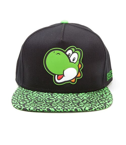 GORRA SNAPBACK YOSHI RUBBER PATCH NINTENDO