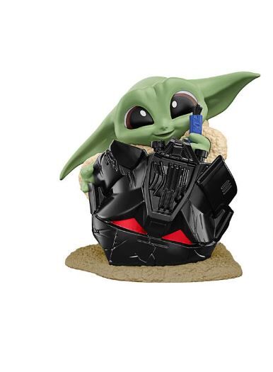 FIGURA GROGU HELMET HIJINKS 6 CM STAR WARS BOUNTY COLLECTION