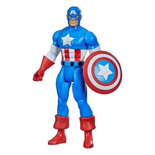 FIGURA 2022 CAPTAIN AMERICA 10 CM MARVEL LEGENDS RETRO COLLECTION