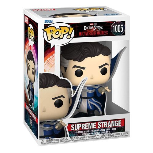 FIGURA SUPREME STRANGE 9 CM DOCTOR STRANGE EN EL MULTIVERSO DE LA LOCURA POP! MARVEL VINYL