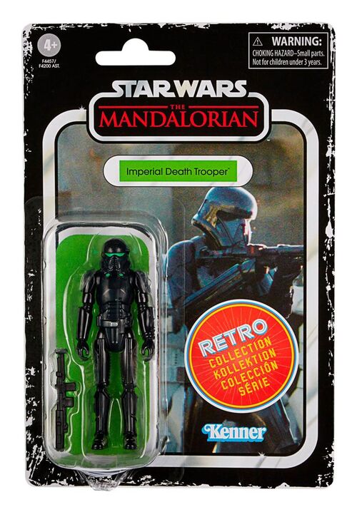 FIGURA 2022 IMPERIAL DEATH TROOPER 10 CM STAR WARS THE MANDALORIAN RETRO COLLECTION