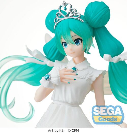 HATSUNE MIKU ESTATUA PVC SPM 15TH ANNIVERSARY KEI VER. 24 CM