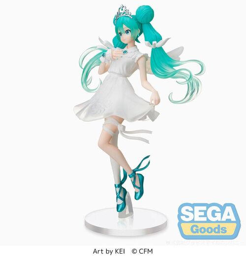 HATSUNE MIKU ESTATUA PVC SPM 15TH ANNIVERSARY KEI VER. 24 CM