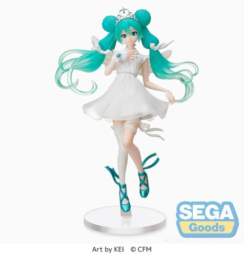 HATSUNE MIKU ESTATUA PVC SPM 15TH ANNIVERSARY KEI VER. 24 CM