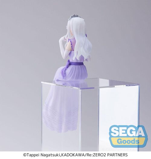 ESTATUA PVC PM PERCHING EMILIA (DRESSED-UP PARTY) 14 CM RE:ZERO - STARTING LIFE IN ANOTHER WORLD: LOST IN MEMORIES