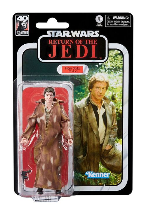 FIGURA HAN SOLO (ENDOR) 15 CM STAR WARS EPISODE VI 40TH ANNIVERSARY BLACK SERIES