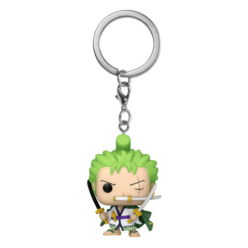 LLAVERO POCKET POP! VINYL RORONOA ZORO 4 CM EXPOSITOR ONE PIECE