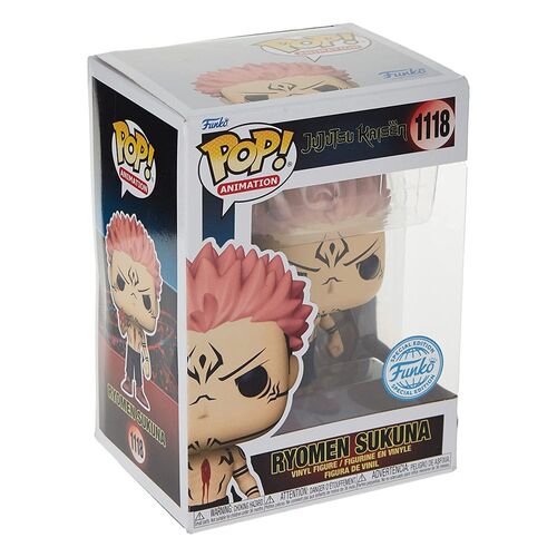 FIGURA SUKUNA W/HEART 9 CM JUJUTSU KAISEN POP & BUDDY! ANIMATION VINYL