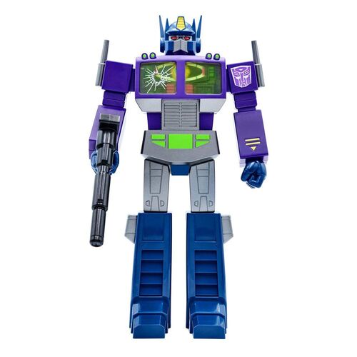 FIGURA SUPER CYBORG OPTIMUS PRIME (SHATTERED GLASS PURPLE) 28 CM TRANSFORMERS